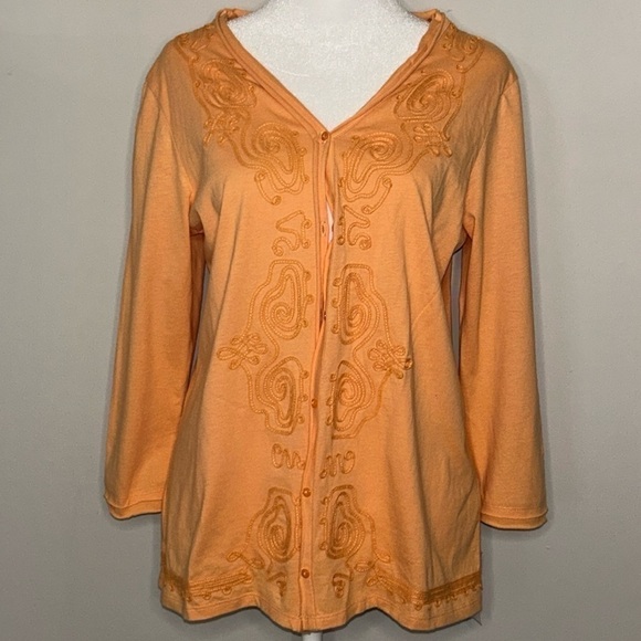 Talbots Mango Cardigan Size Medium NWT - Picture 1 of 7